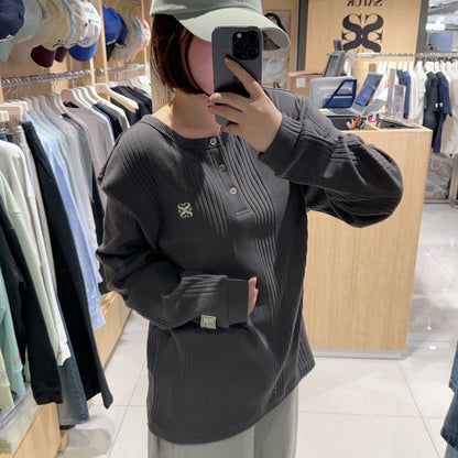 韓國 Satur Slim Fit Layered Long Sleeve【SR080】