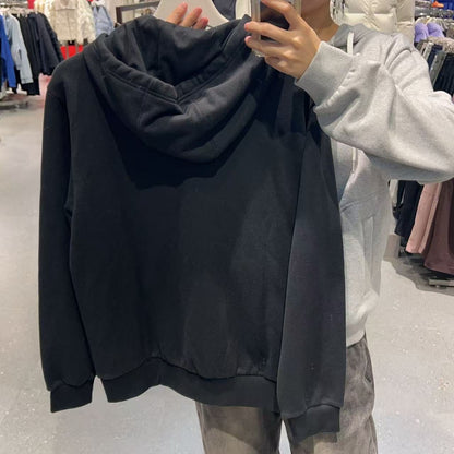 韓國 FILA Fleece Basic Hooded Zip-Up【FA040】