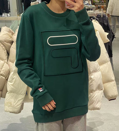 韓國 FILA F-BOX Collection F Logo Sweatshirt【FA214】