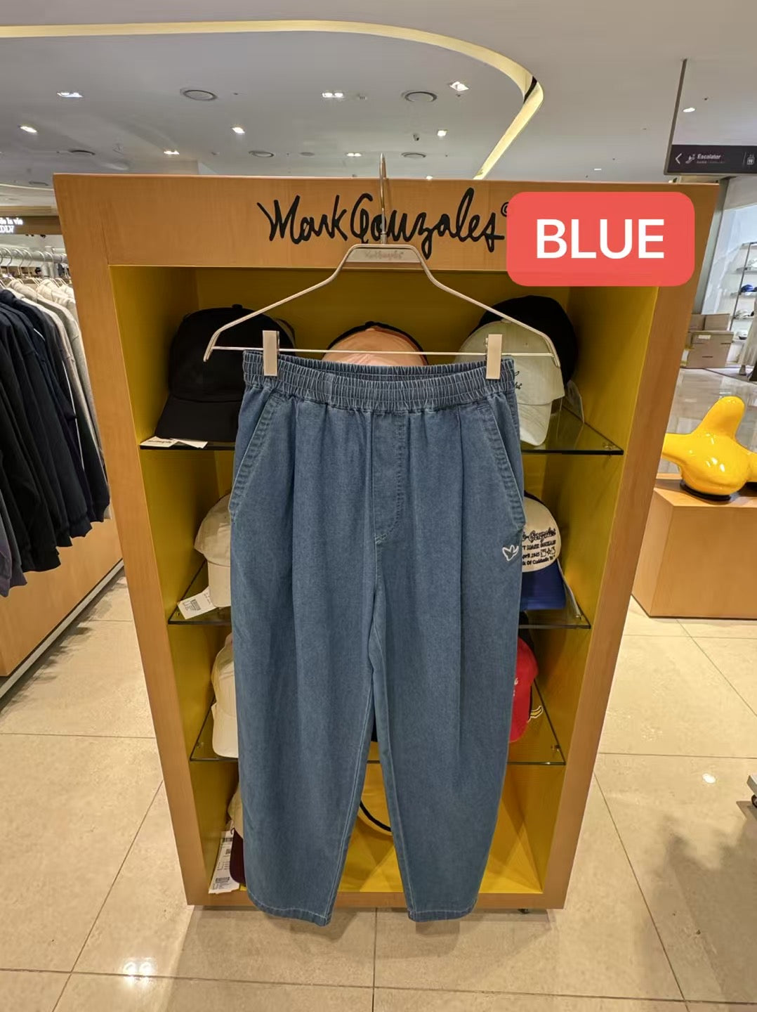 韓國 Mark Gonzales Angel Washed Haji Denim Easy Pants【MG051】