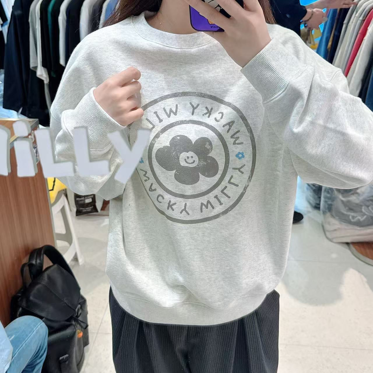 韓國 Wacky Willy Women's Lily Circle Graphic【WW064】