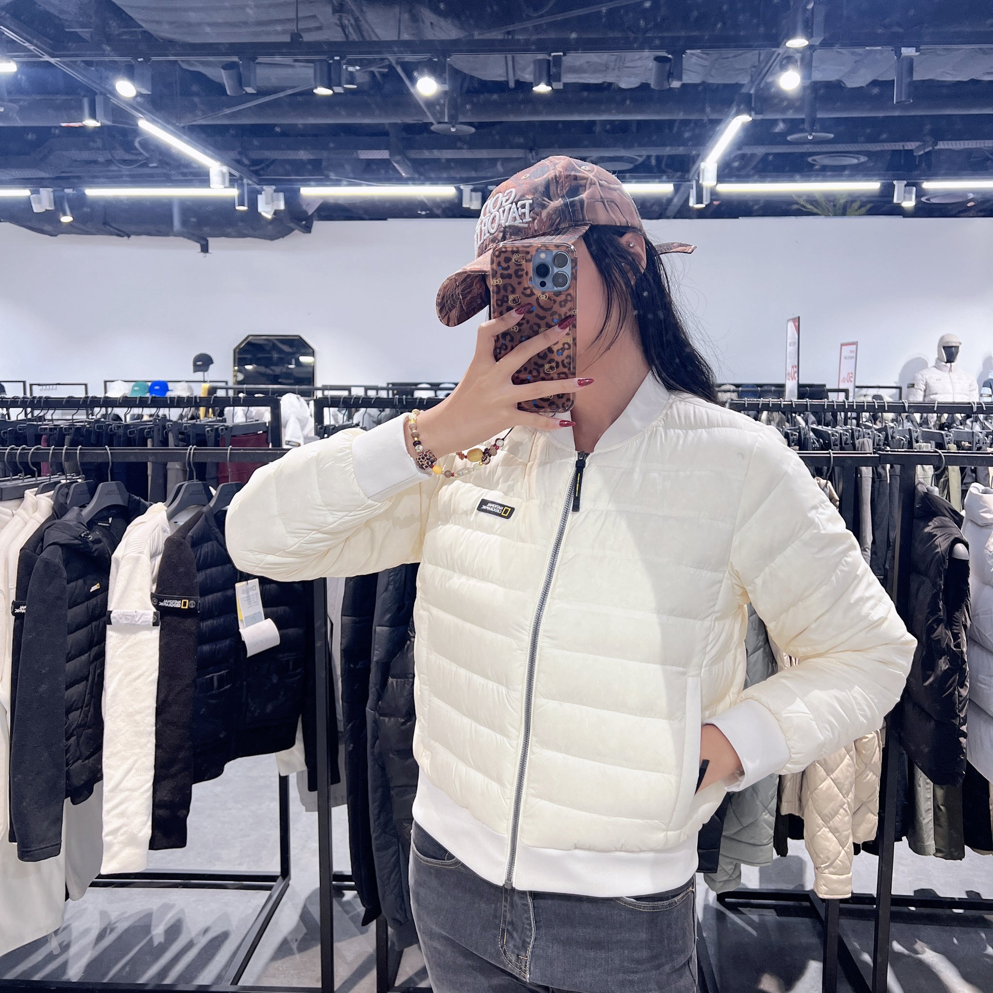 韓國 National Geographic Women's Panarocca Lightweight Goose Down Jumper (鵝絨)【NG069】