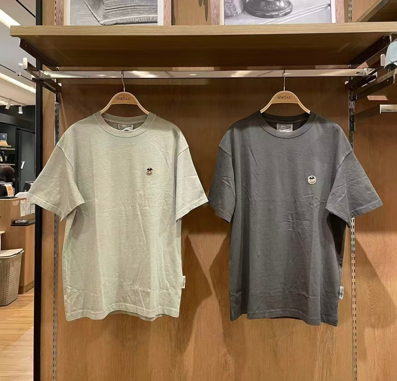 韓國 WhoAU Steve Head Patch T-shirt【WA138】