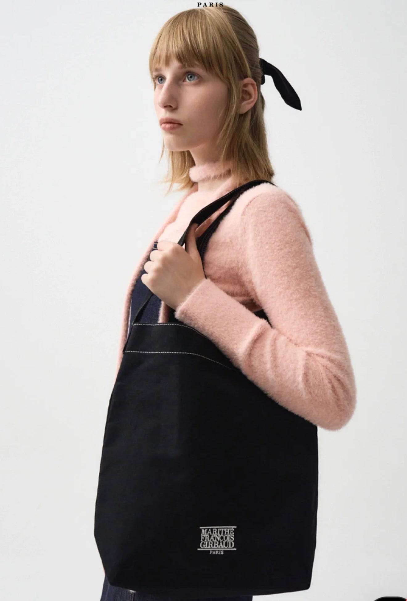 韓國 Marithe Francois Girbaud CLASSIC LOGO BUCKET BAG 【MF019】 - STT Mall HK 靚太網購