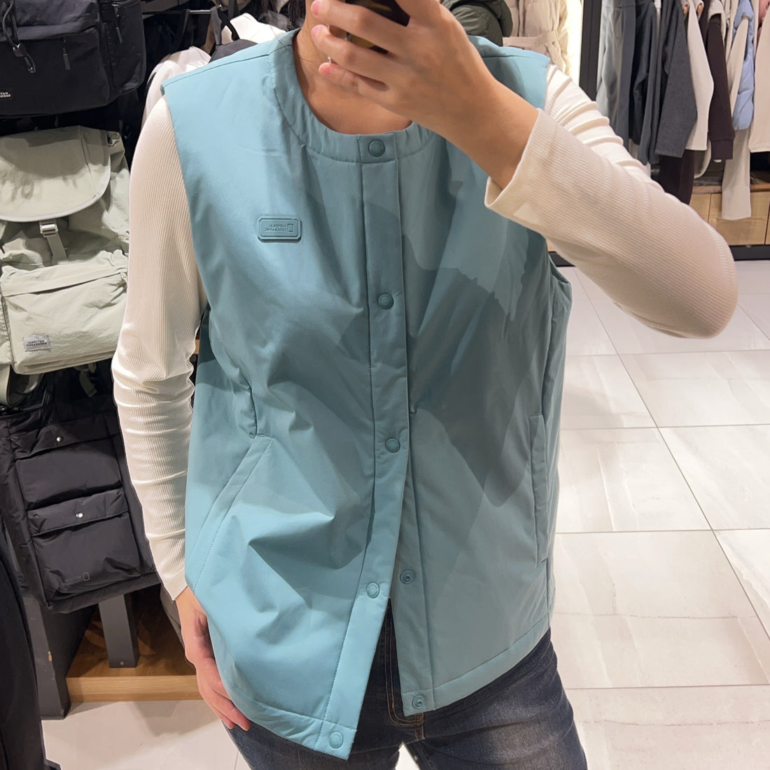 韓國 National Geographic Leah Ultra-Lightweight Padded Vest【NG253】