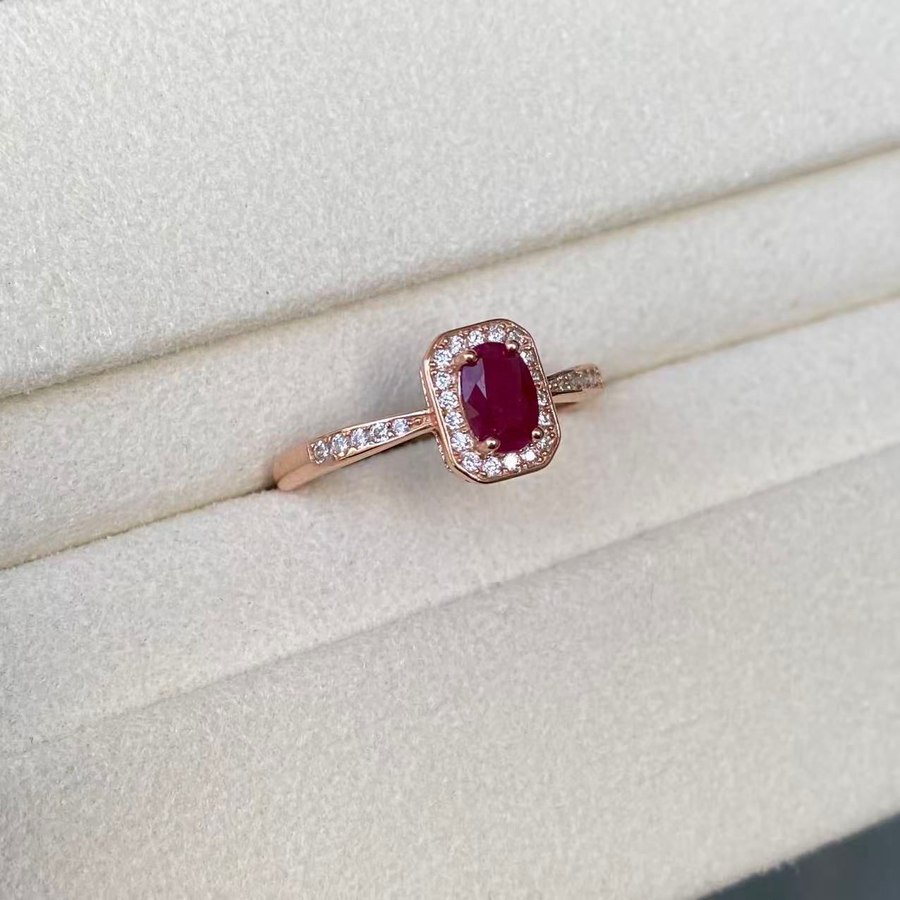 日本直送 天然紅寶石戒指【JS423】