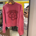 【現貨】韓國 Wacky Willy Women's Big Lily Graphic Crop Long Sleeve【WW016】