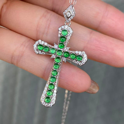 日本直送 蛋面十字架吊墜【JS413】