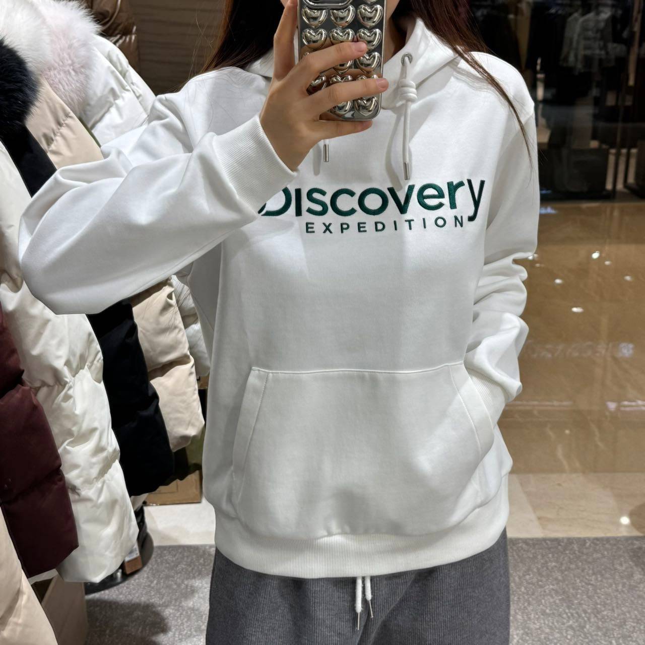 韓國 Discovery LOGAN Hoodie【DY015】 - STT Mall HK 靚太網購