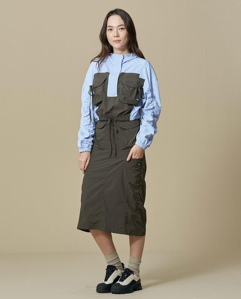 韓國 BBC W Utility Shirring Skirt【BC118】
