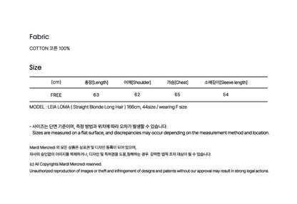 韓國 Mardi Mercredi Sweatshirt Lilies 03【MM211】