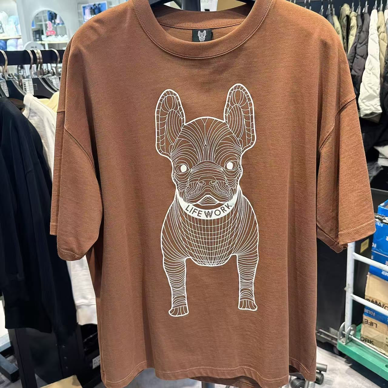 韓國 LifeWork Big Radog Short Sleeved T-shirt【LW042】