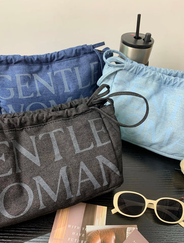 泰國 Gentle Woman DENIM DUMPLING BAG【SW606】