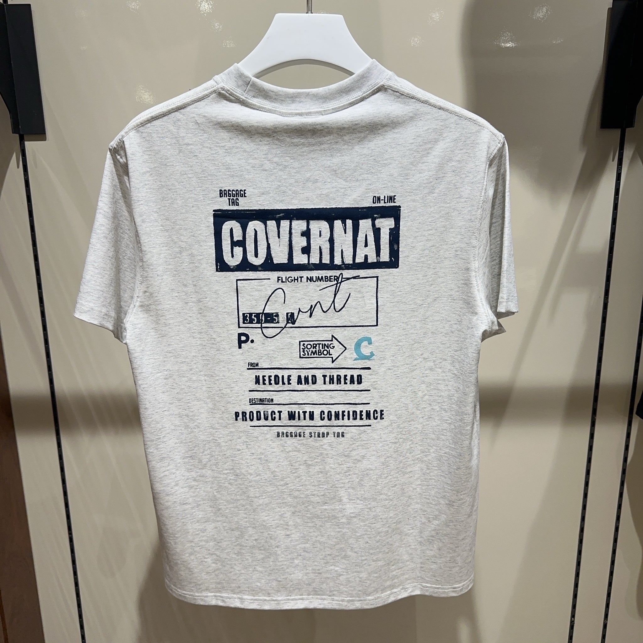 韓國 Covernat Supima Exhaust Hooded Graphic T-Shirt【CO068】