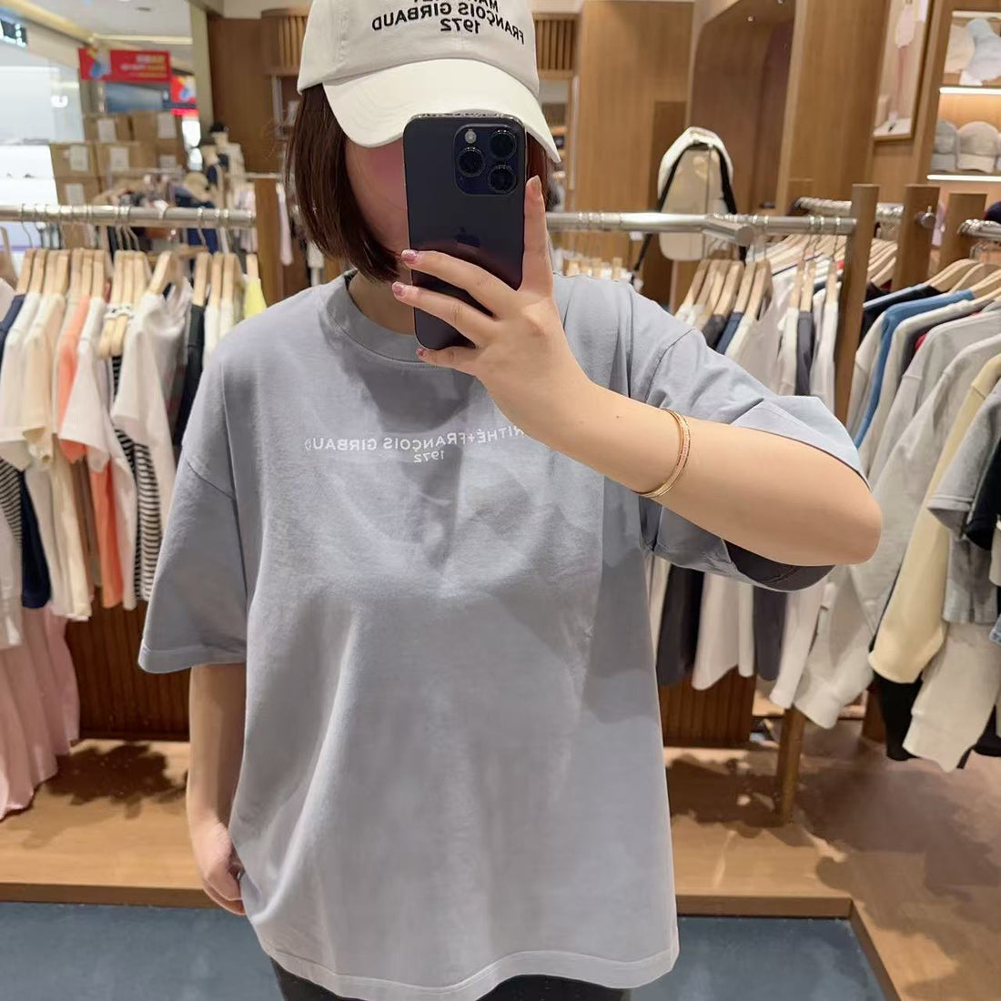 韓國 Marithe Francois Girbaud Lettering Logo Pigment Oversized Tee【MF458】