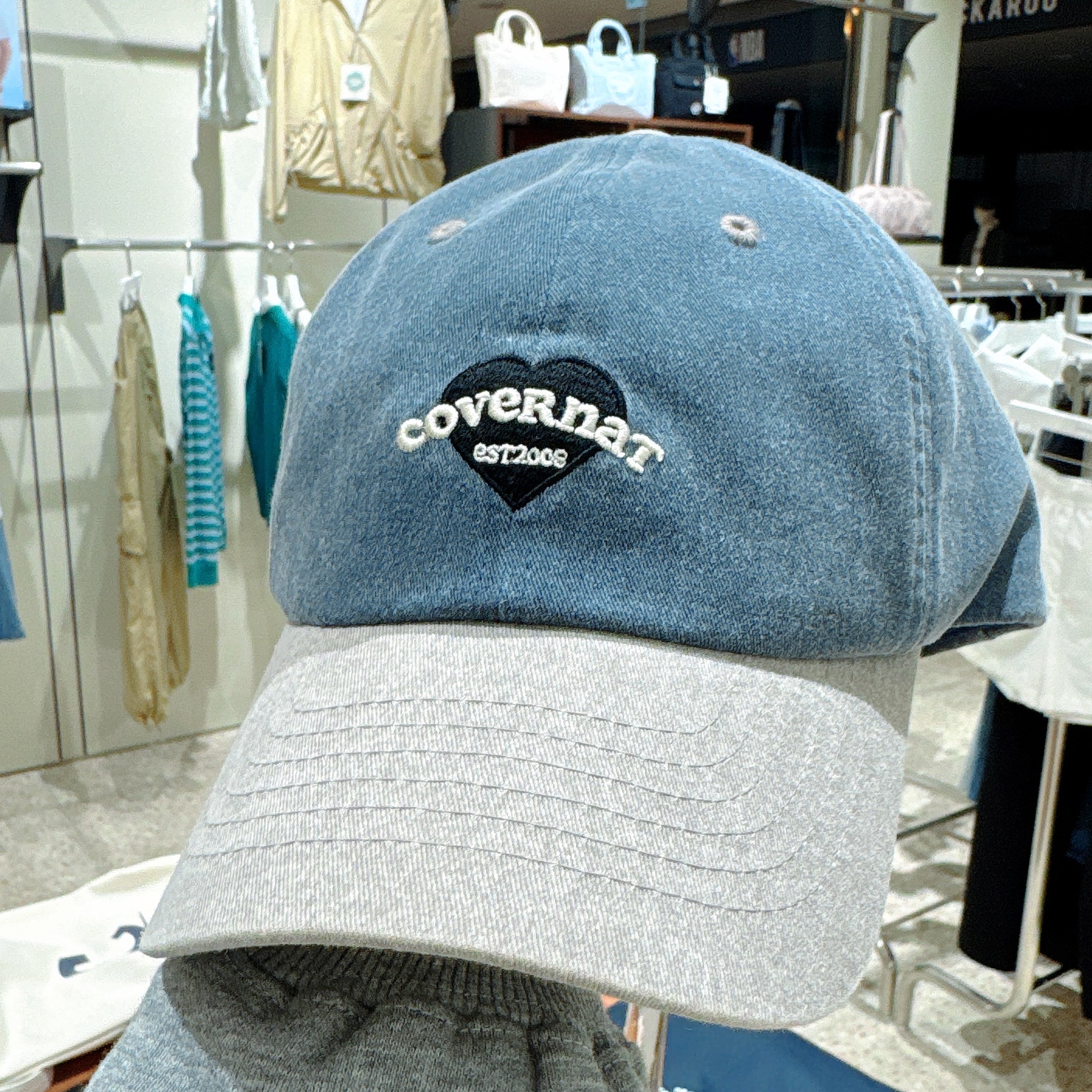 韓國 Covernat Cloverheart Cooper Logo Heart Ball Cap【CO084】