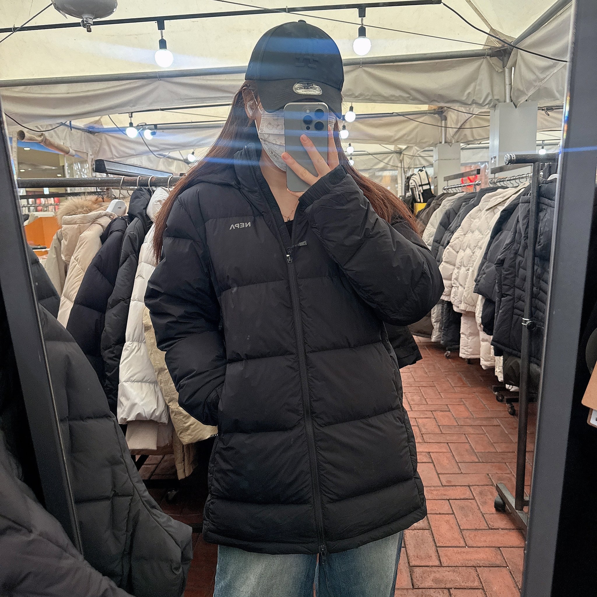 韓國 NEPA Men's Corvette Stretch Tube Mid Down Jacket (鵝絨)【NA016】