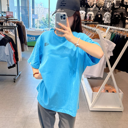 韓國 The North Face Green Cliff Short Sleeve Round T-Shirt【NF098】