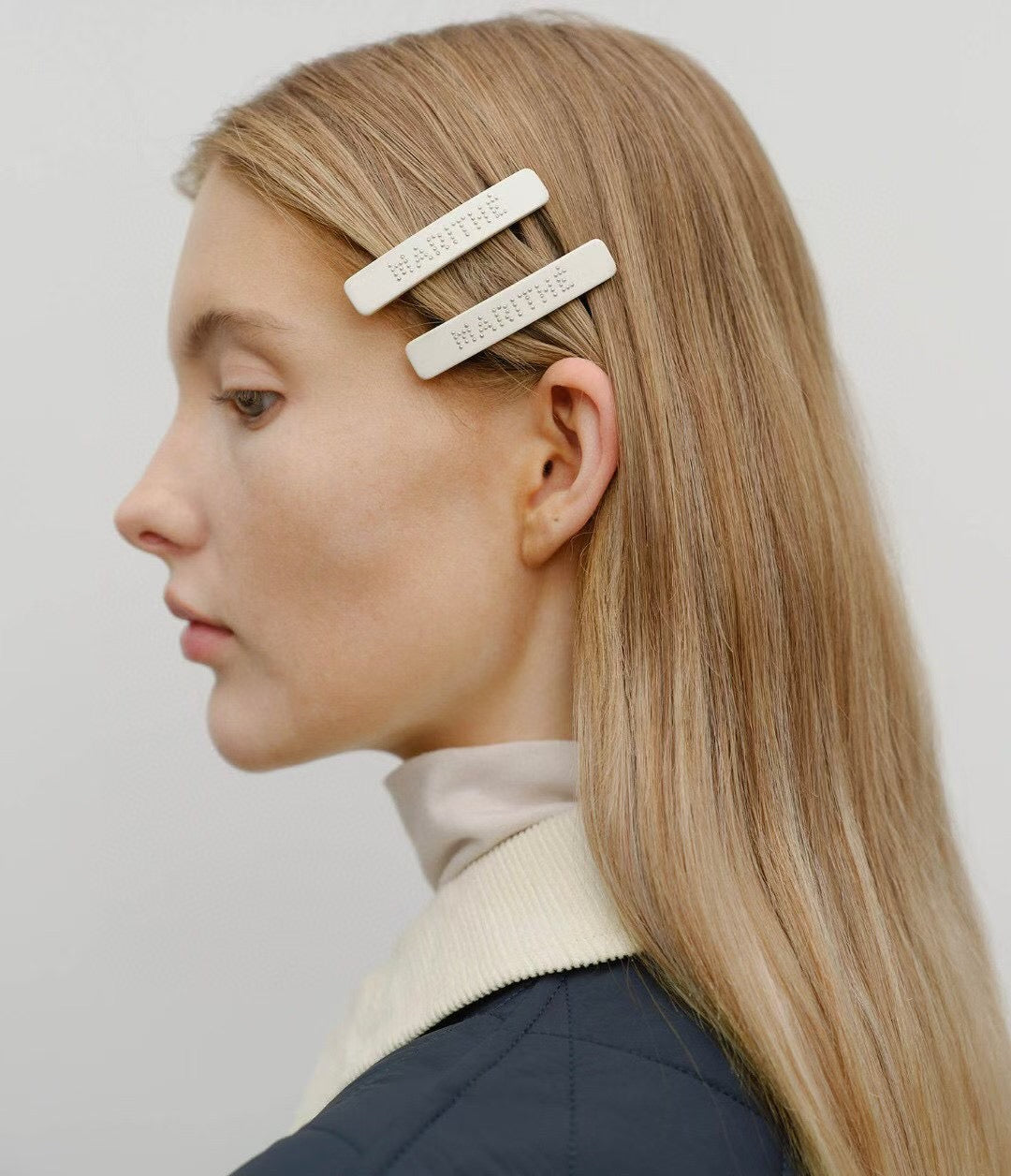 韓國 Marithe Francois Girbaud Regular Logo Metal Ball Hair Pin 2Pack【MF710】