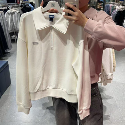 韓國 FILA Basic Half-zip Sweatshirt【FA048】