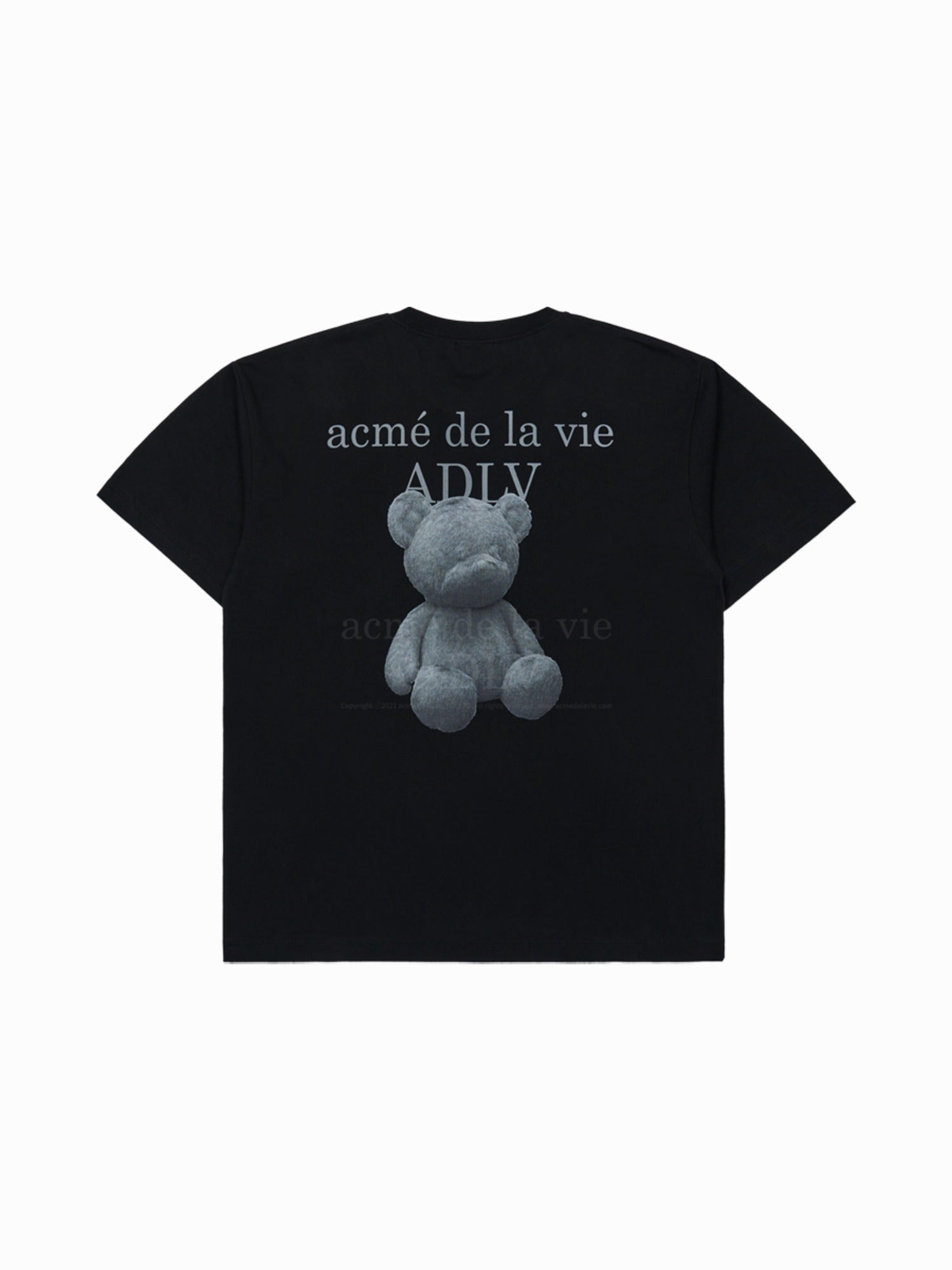 韓國 ADLV FUZZY BEAR SHORT SLEEVE T-SHIRT【AD011】