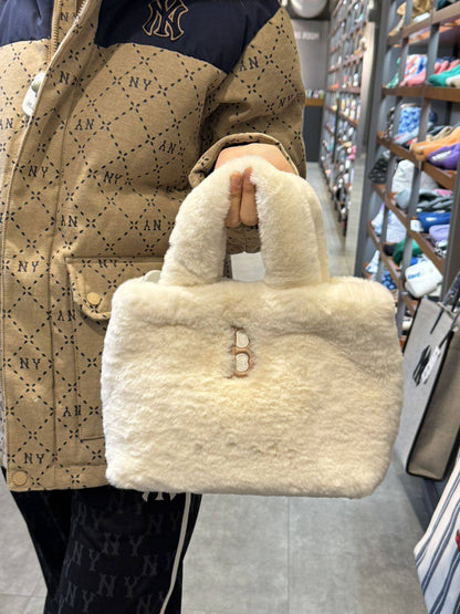 韓國 MLB Basic Fur Tote Bag  【MB076】 - STT Mall HK 靚太網購