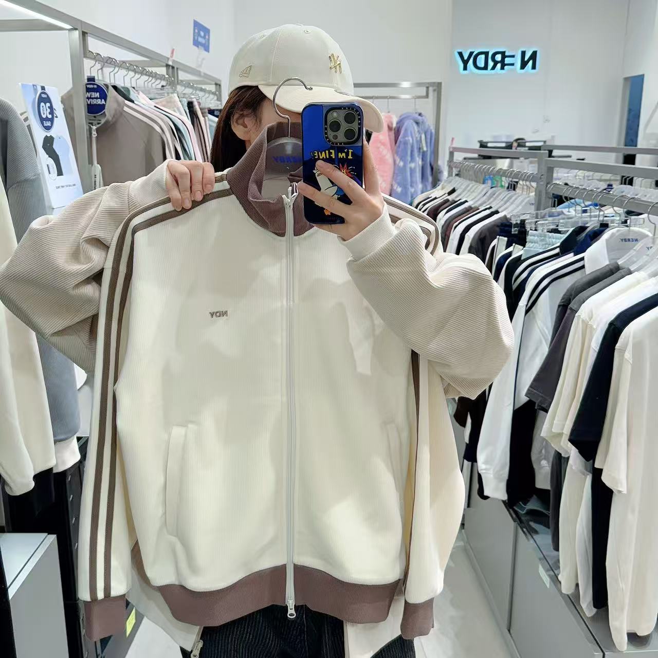 韓國 Nerdy Corduroy Classic NY Track Top【NY078】