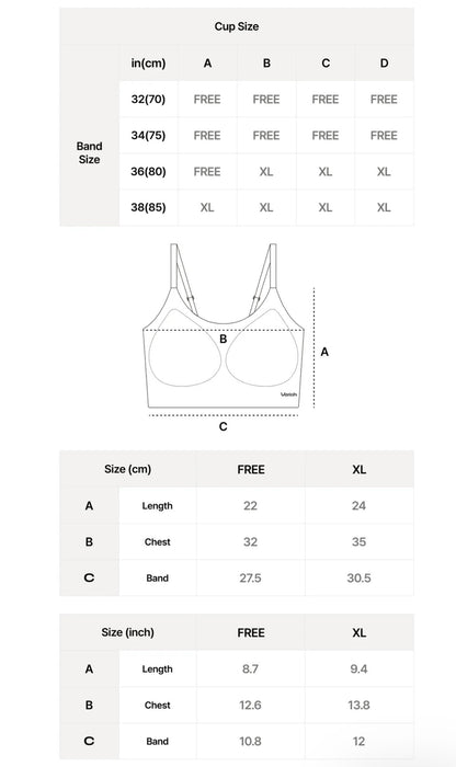 新產品 | 韓國 Verish All Cover Bra【SE336】
