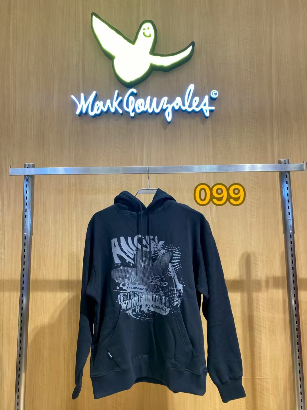 韓國 Mark Gonzales Angel Collage Graphic Sweat Hoodie【MG121】