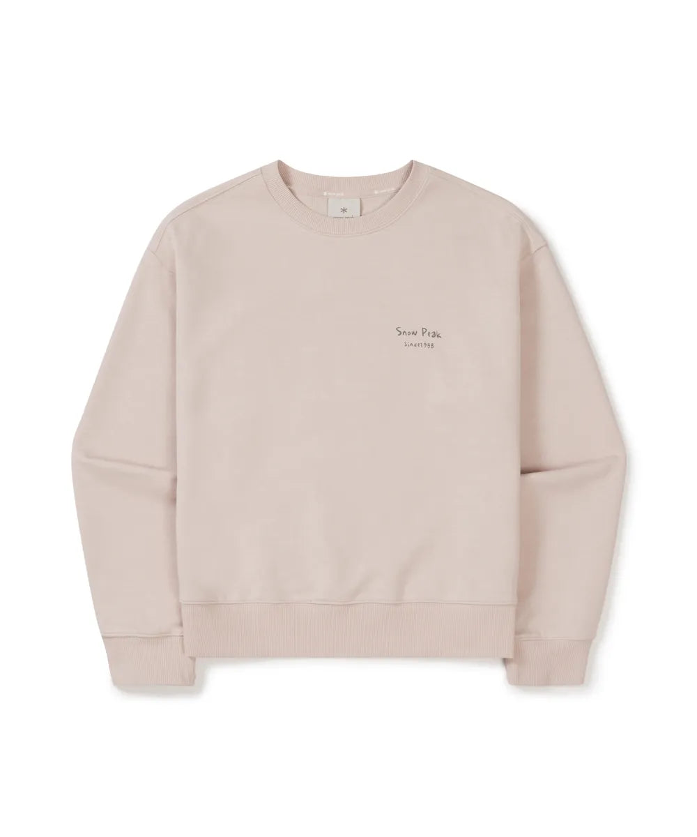 韓國 Snowpeak Women's Gardening Graphic Semi Crop Sweatshirt【SN099】