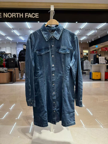 韓國 SPAO Denim Shirt Dress【SP248】