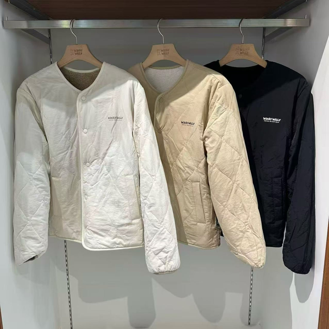 韓國 Wacky Willy Fleece Reversible Jacket【WW107】