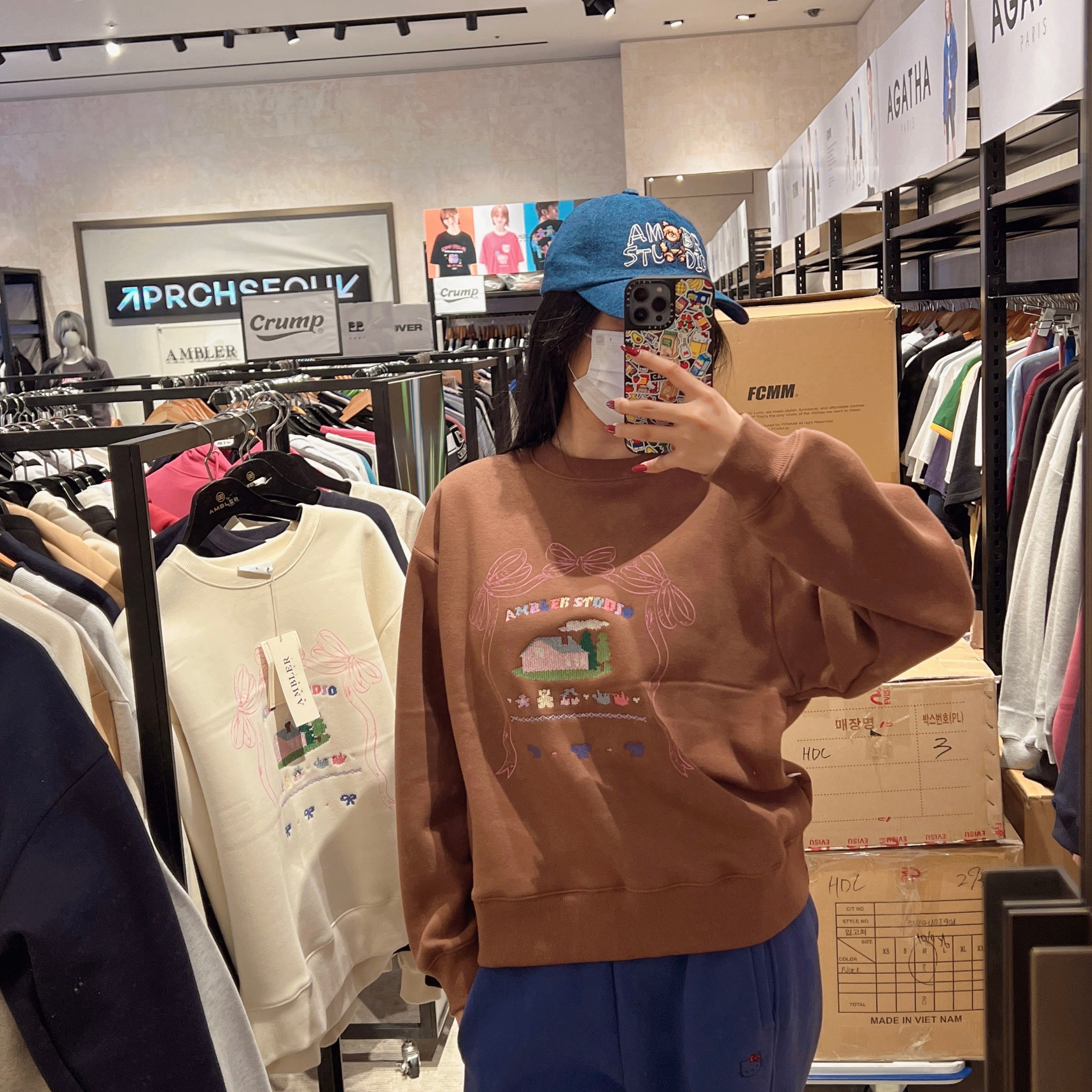 韓國 Ambler Ribbon House Sweatshirt【AR042】 - STT Mall HK 靚太網購