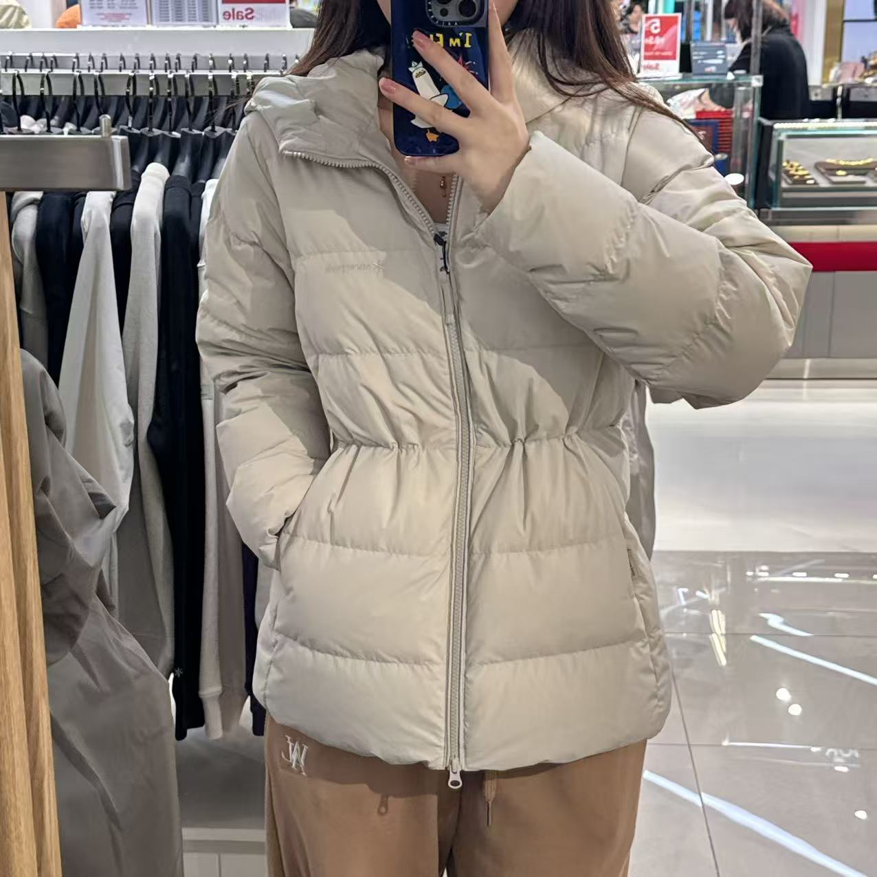 韓國 Snowpeak Landair Women's Hooded Mid-Length Down Jacket (鴨絨)【SN066】