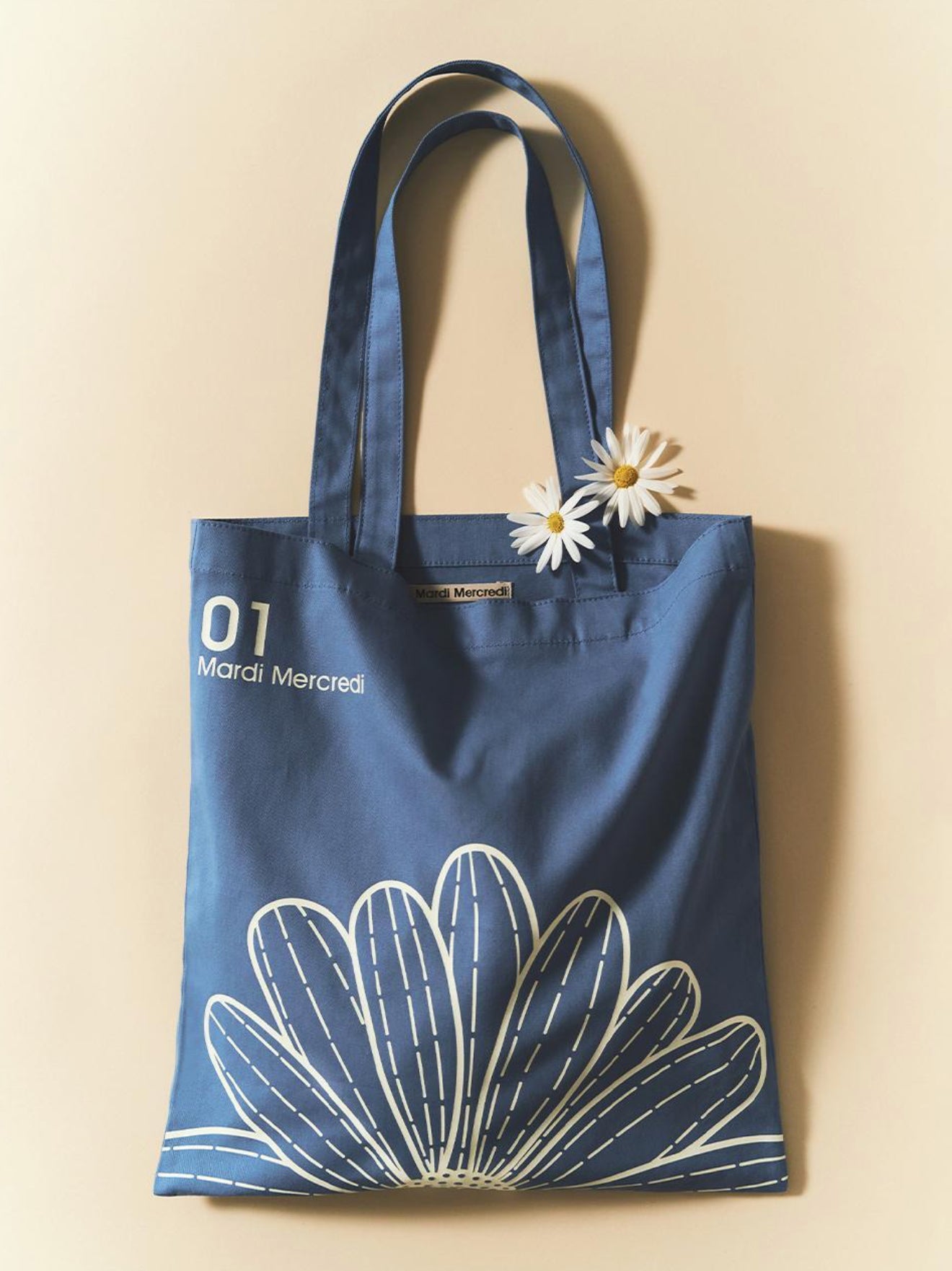 韓國 Mardi Mercredi CANVAS BAG FLOWER【MM044】