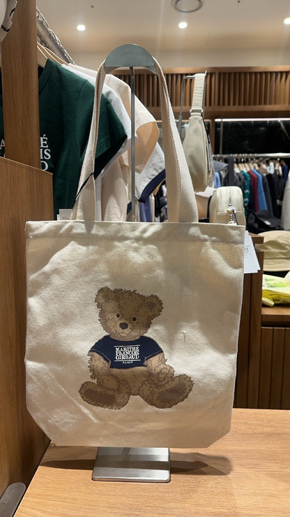 韓國 Marithe Francois Girbaud DOODLE BEAR ECO BAG【MF416】