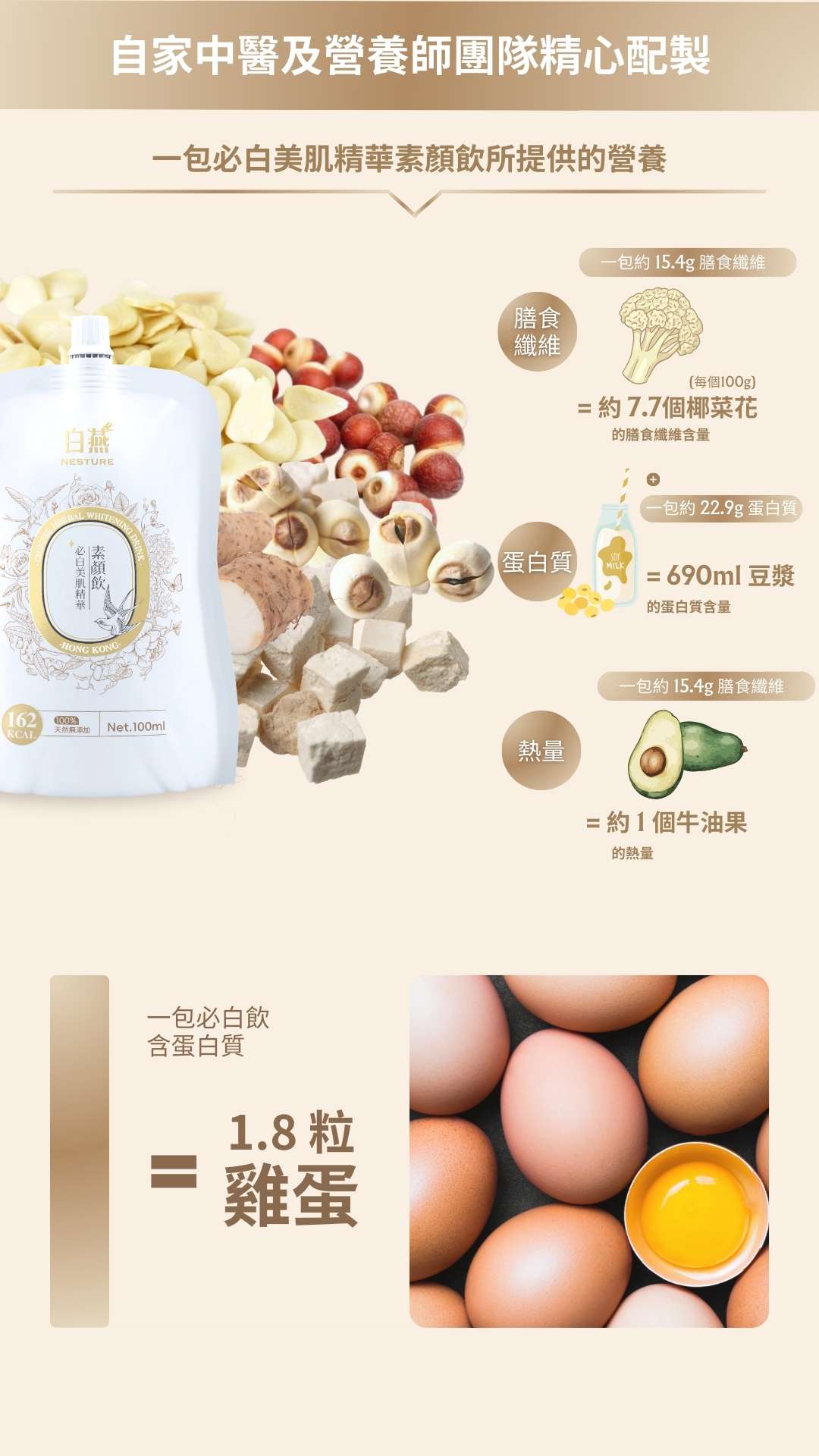 白燕必白美肌精華素顏飲 100ml【SM031】