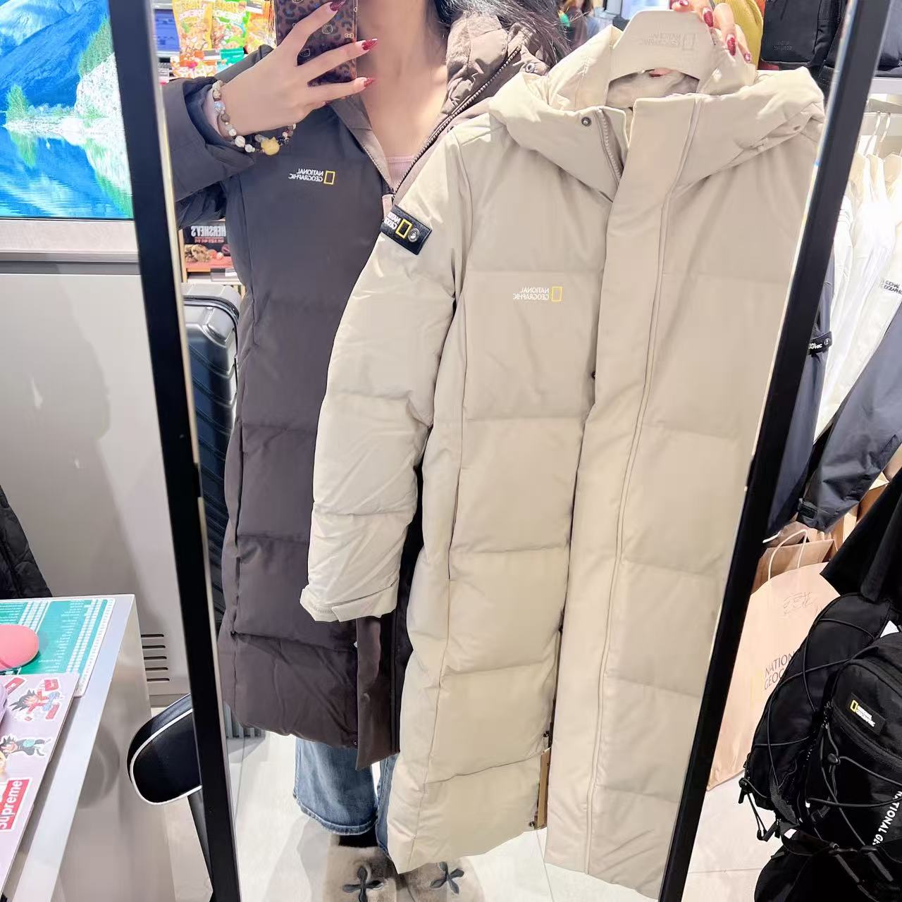 韓國 National Geographic Women's Cayman Pro Long-Length Goose Down Jumper (鵝絨)【NG146】