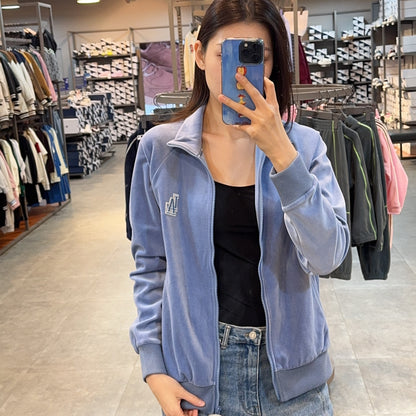 韓國 MLB Basic Small Logo Velvet Stand-Neck Zip-Up【MB032】