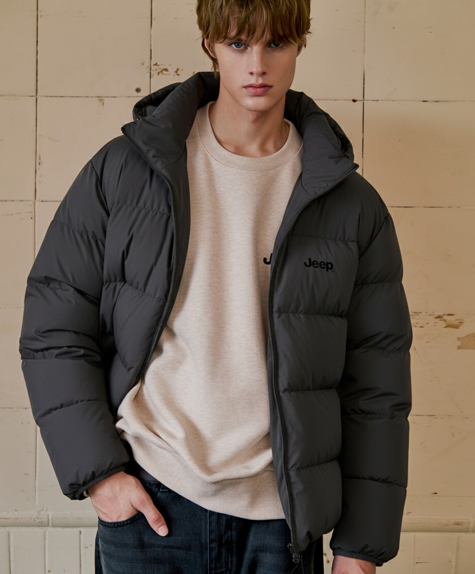 韓國 Jeep Detachable Hood Down Jumper (鴨絨)【JP001】