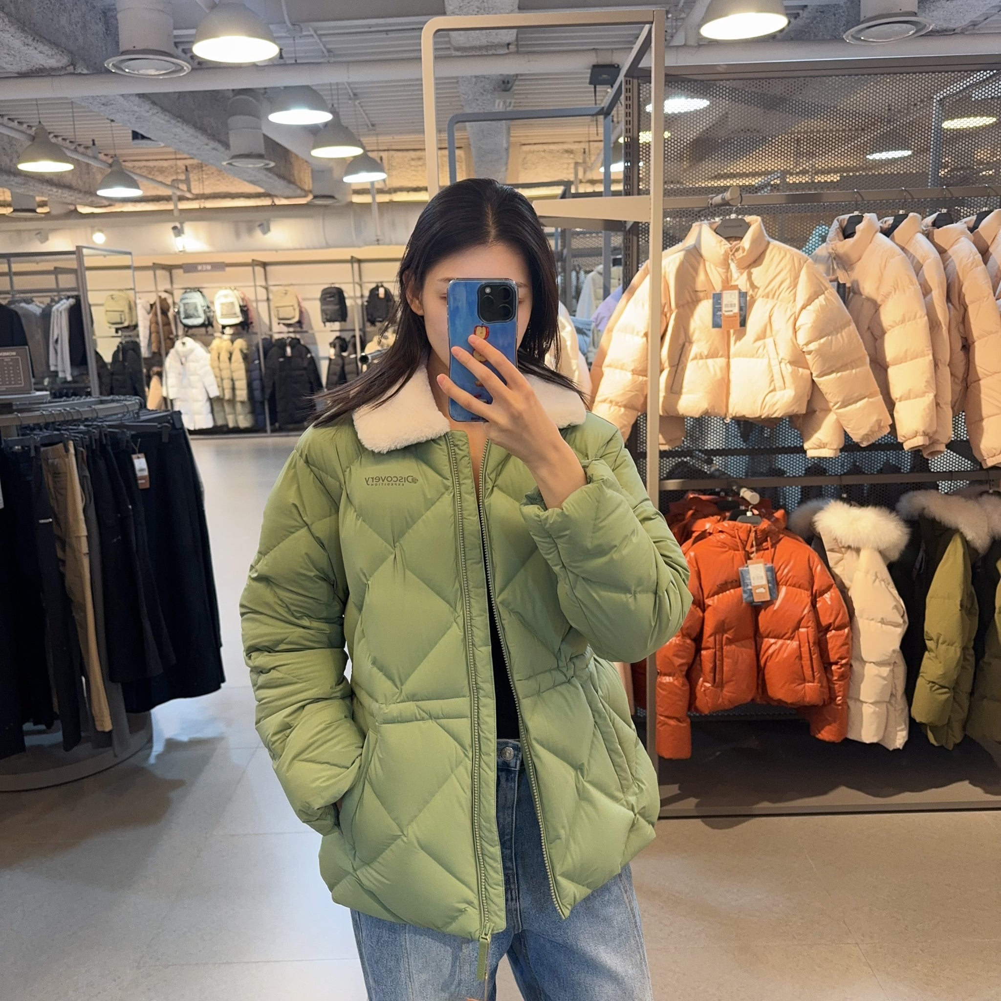 韓國 Discovery Women's Melrose Tube Goose Down Lightweight Mid-Padding (鵝絨)【DY209】