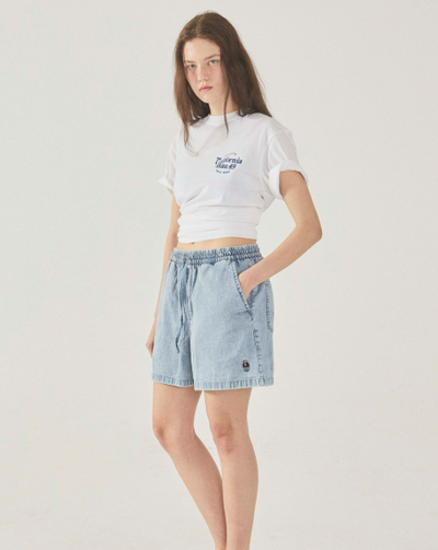 【現貨】韓國 WhoAU Steve Denim Set-up Shorts【WA162】