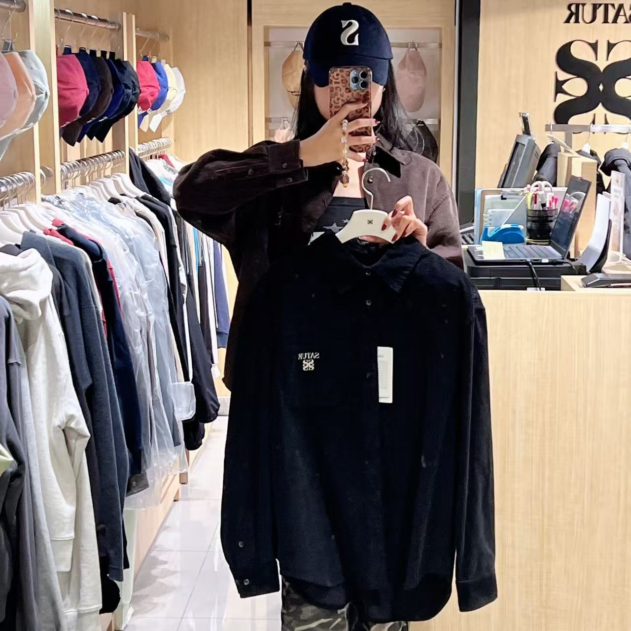 韓國 Satur Soft Corduroy Shirt【SR214】