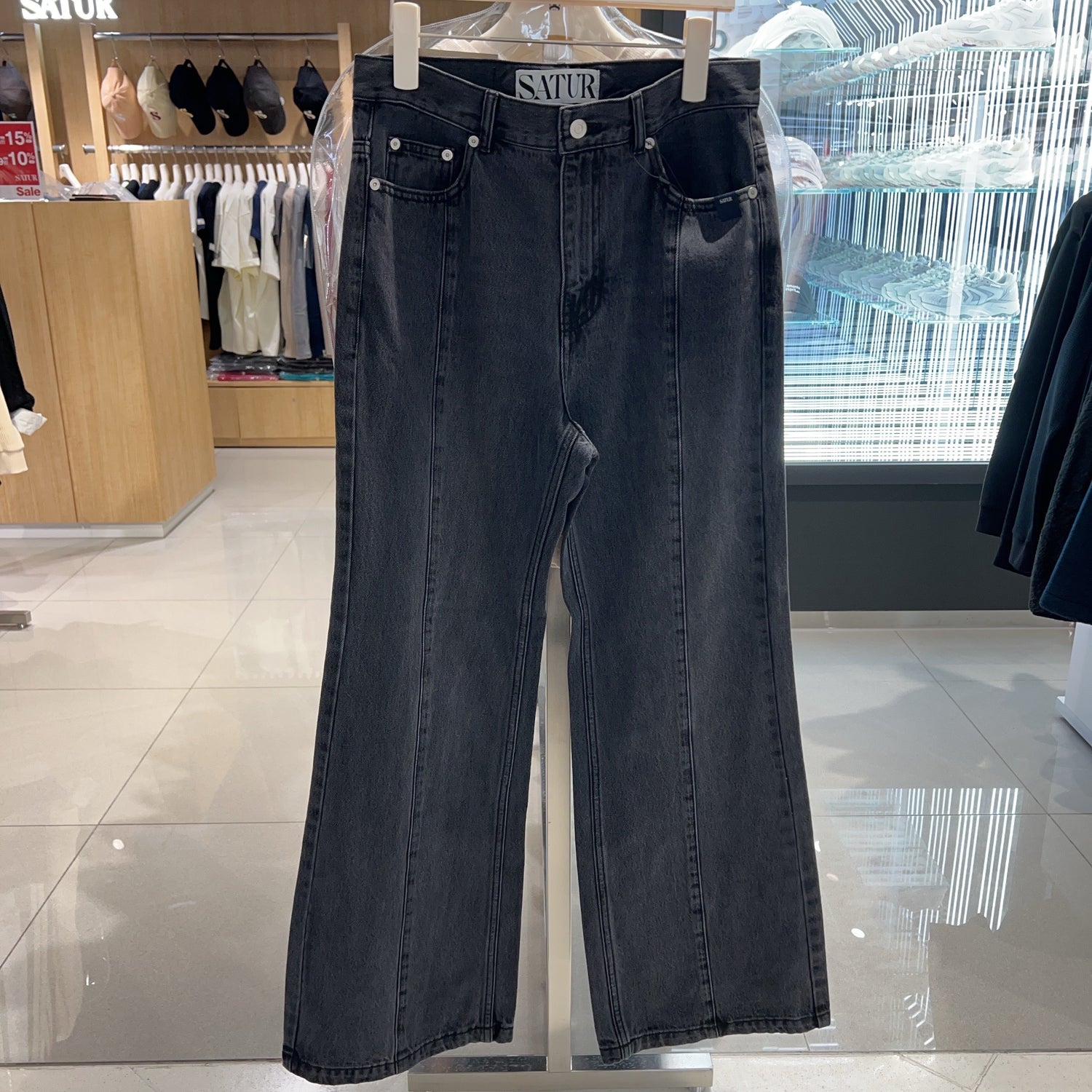 韓國 Satur Kentucky Flare Denim Pants【SR161】