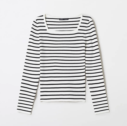 韓國 SPAO Square Neck Knit【SP204】