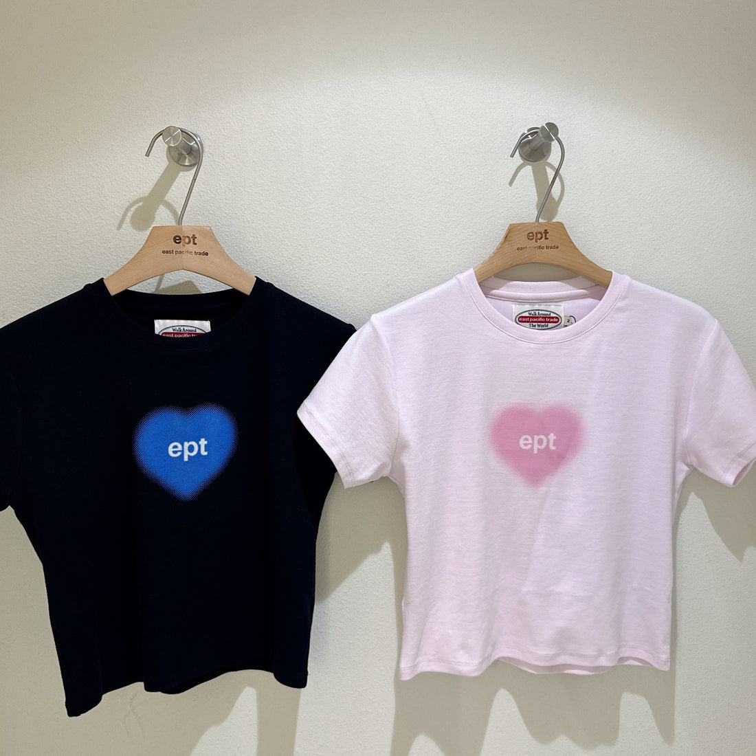韓國 EPT Heart Cropped T-shirts【EP042】