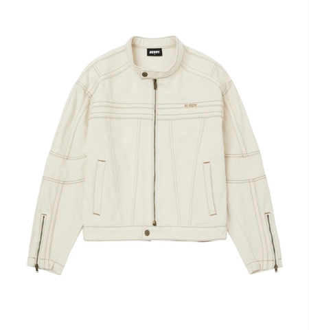 韓國 Nerdy Uni Ny Denim Biker Jacket【NY047】