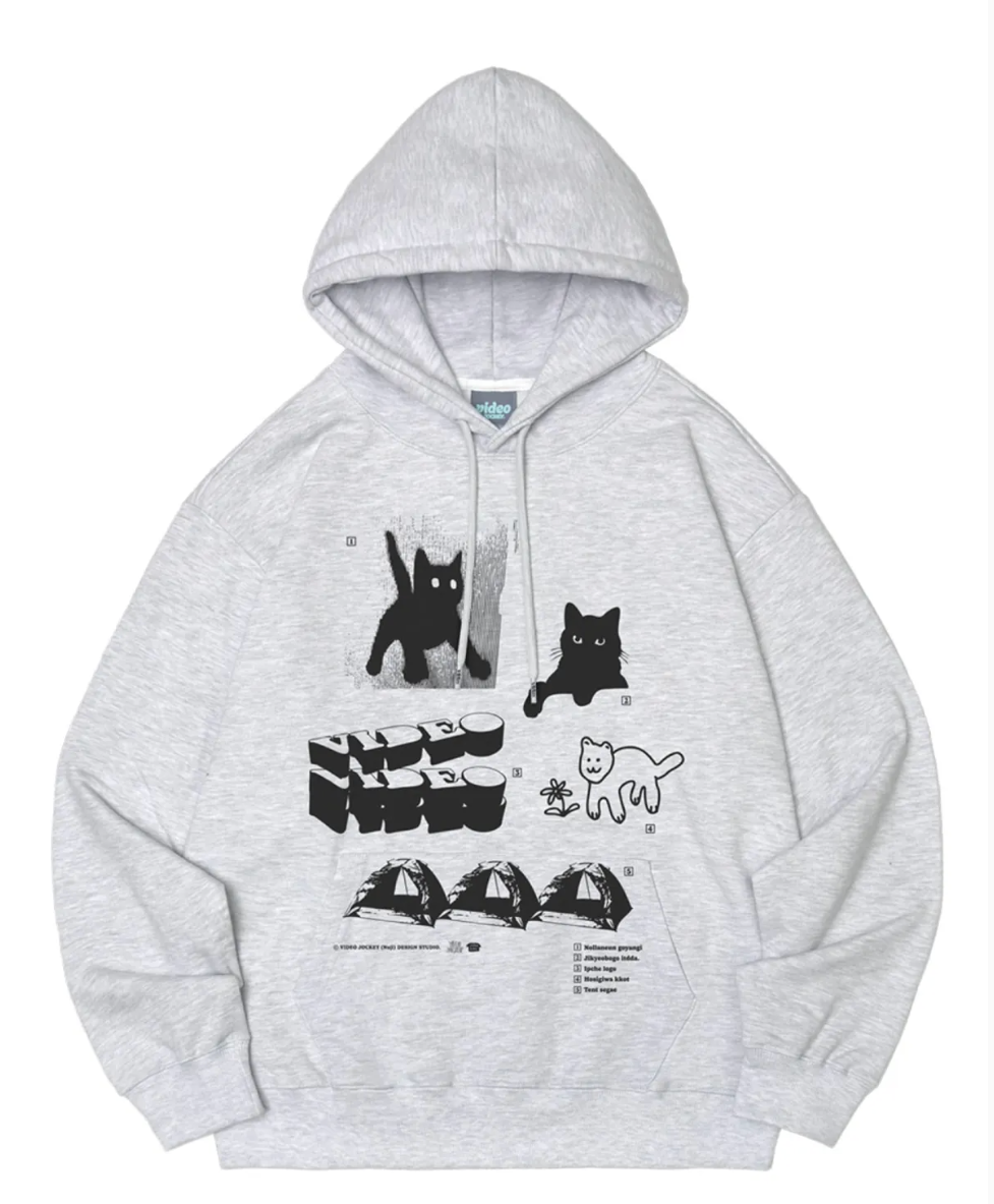 韓國 Video Jockey IBEUMYEON BARO HIPSTER HOODIE（不加絨款）【VJ006】