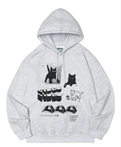 韓國 Video Jockey IBEUMYEON BARO HIPSTER HOODIE（不加絨款）【VJ006】