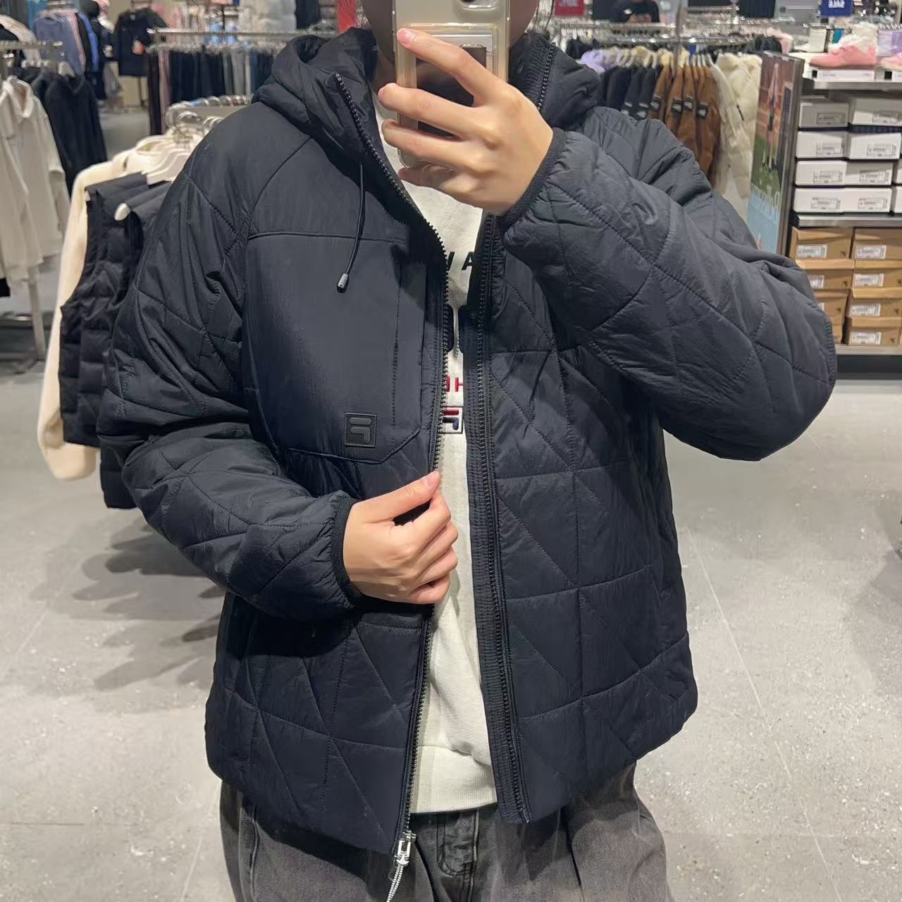 韓國 FILA Quilted Padded Jacket【FA018】